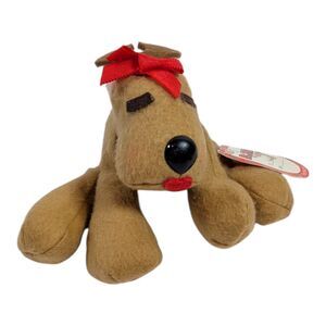 Rodney And Friends Plush Rhonda Reindeer With Tag 1980s Hallmark Cards VTG